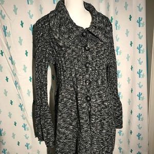 Plus Size Knit Coat
